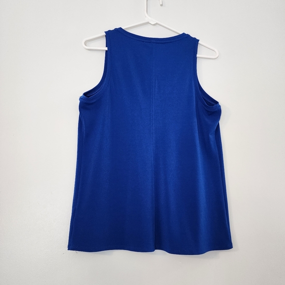 Express Royal Blue V-Neck Essential Tank size S - Picture 5 of 5